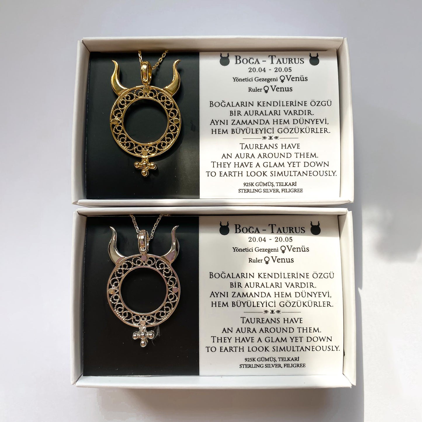 BOĞA KOLYE - GÜMÜŞ GRİ, Luft Çağdaş Telkari Takı Atölyesi, Gümüş Altın Değerli Taş, Comtemporary Filigree Jewelry, Gold Sterling Silver Gemstones